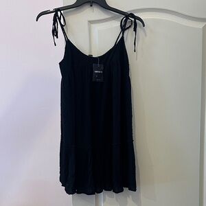 Forever 21 Black Dress with Adjustable Straps